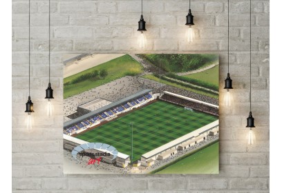 Chester FC Deva Stadium Wall Art Canvas